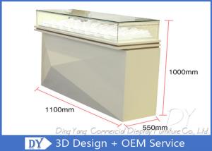 China Modern Nice Beige Glasses Jewellery Showroom Counter Designs wholesale