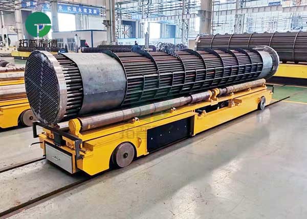 Electric Arc Furnace Material Transfer Battery Industrial Rail Trolley Cart 30 Tons