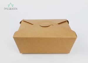 China Quadrid Lid Disposable Salad Boxes Grease Proof Leak Resistant wholesale