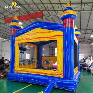 China Blue Marble Inflatable Bouncy Castle PVC Commercial Bounce House Jumping Castle wholesale