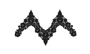 China Embroidery collar neck trim polyester lace trim wholesale