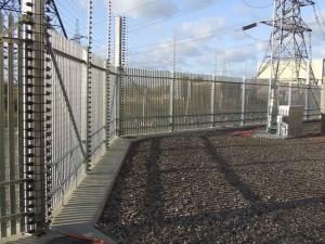 China ISO-2001 Corrosion Proof Tower Fencing , Anti Theft 4 Foot High Fencing wholesale