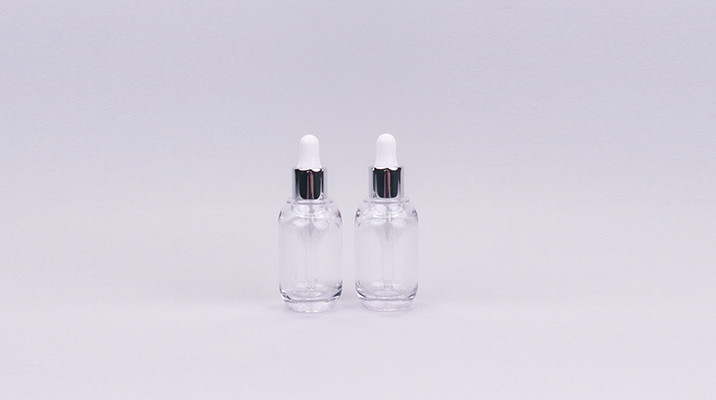 13/410 PETG Skin Care Dropper Tiny Dropper Bottle With Rubber Dropper Head