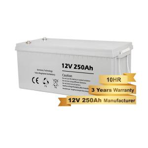 China Deep Cycle Valve Regulated Gel Battery Solar Storage 12v 250AH wholesale
