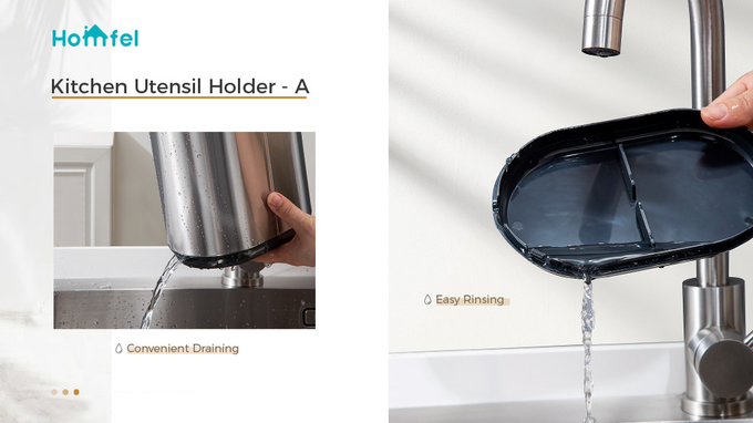 Efficiently Store Your Kitchen Essentials With OEM ODM Sink Caddy Shelf Drying Rack