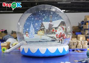China Outdoor Indoor Romantic Inflatable Snow Globe Christmas Decoration wholesale