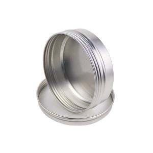 China Silvery White Moistureproof 30g Aluminum Cream Jar For Cosmetics wholesale