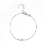 6.5 Inch 925 Silver CZ Bracelet 7.0g Alphabet Jewelry Friendship Bracelet