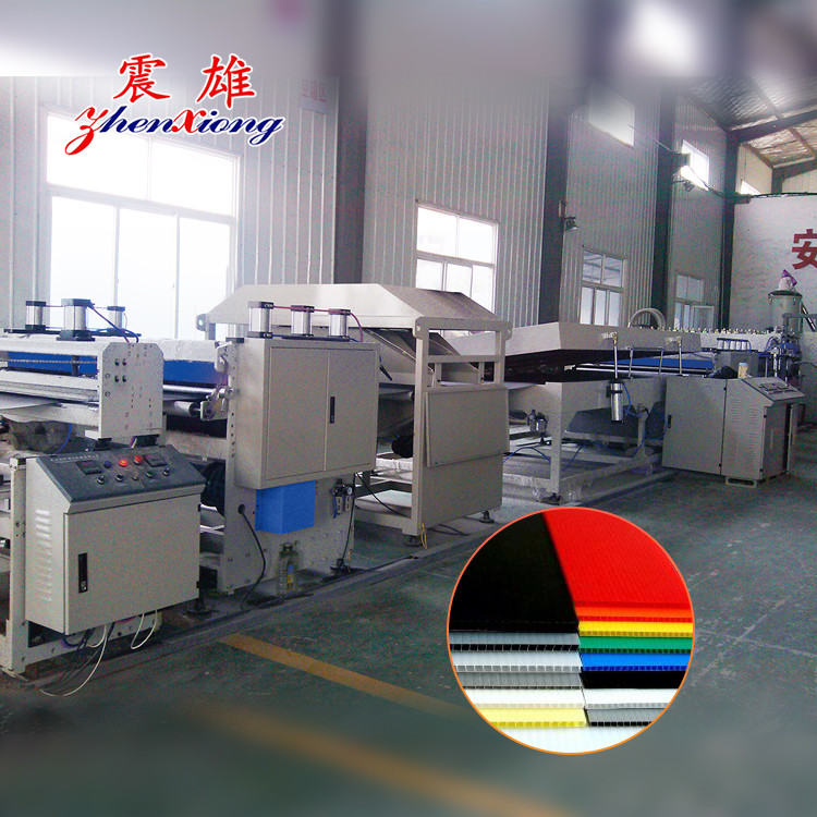 PP PE Hollow Plastic Board Extrusion Machine Plastic Sheet Extruder