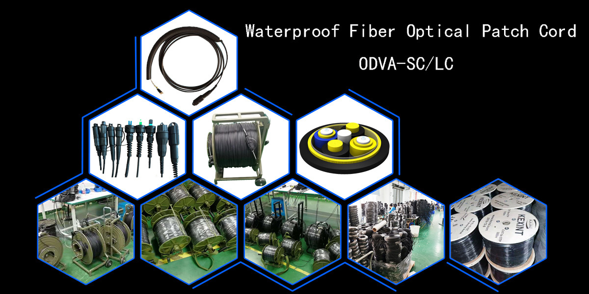 ODVA-SC/LC Waterproof Fiber Optical Patch Cord 0.2db Insertion Loss For RRU BBU