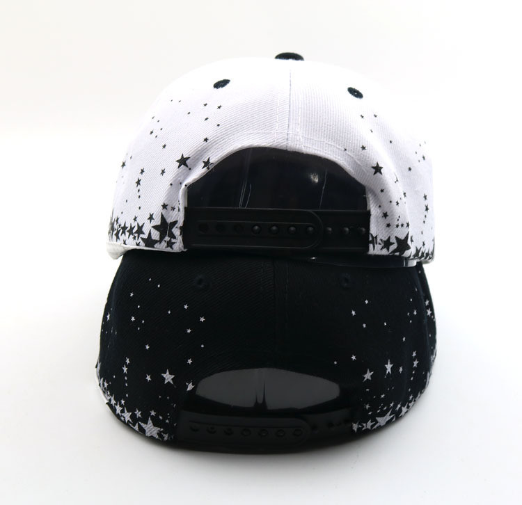 100% polyster Custom Snapback Embroidery customize snapback hats wholesale size57-59cm wihte black blue