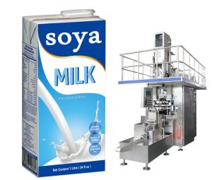 China 125ml Aseptic Brick Carton Filling Machine Beverage Packaging Machine wholesale