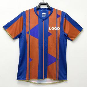 China Navy Blue Retro Soccer Jerseys Emblematic Club Classic Football Kits wholesale