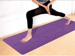 Beginner Fitness Yoga Mat TPE Yoga Mat Non Slip Gym Fitness Mat With Position