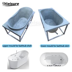 China mould for Freestanding Bathtub stand-alone Whirlpool Tub Oval Acrylic Bathtub mold soaking tub mould wholesale