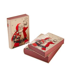 China Christmas White Decorative Books Box For Child Gift Packaging wholesale