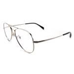 FM2569 Full Rim Optical Metal Frame Pilot Eyeshape Unisex Glasses Eyewear