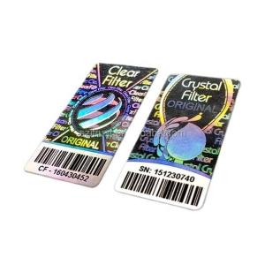 China Adhesive Tamper Proof Hologram Authentic Security Barcode Sticker wholesale