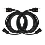 Copper Black 10m Solar Ac Cable Connect Micro Inverter Conductivity