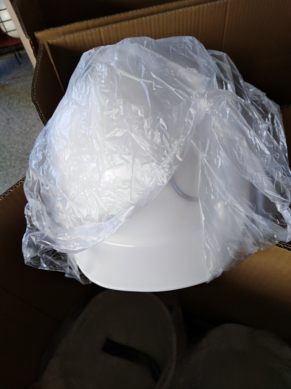 T157 Round Large "V" Design American Style Head Protection Safety Helmet 380G -10g/pc