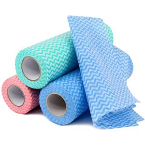 China Household Wholesale Dishcloth Fabric Dishcloth Kitchen Paper Towels Roll Non-woven Fabric wholesale