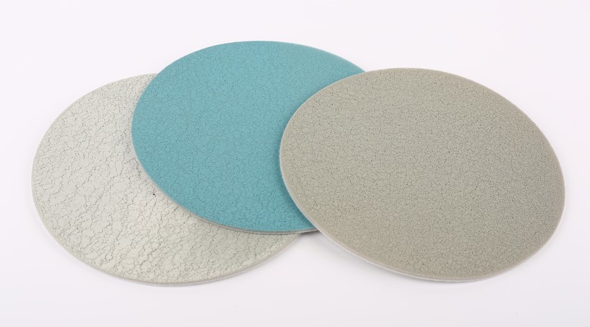 6inch car putty Sanding Discs Hook And Loop film polyester substrate green