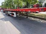 30000kg-40000kg Used Flatbed Semi Trailer 30-40 Tons Used Trailers