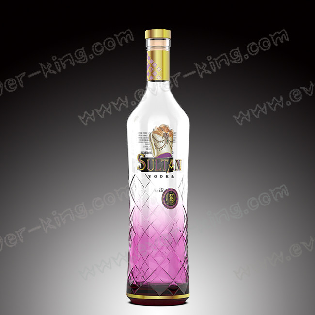 SGS Luxury Liquors Frosting Vodka Glass Bottle