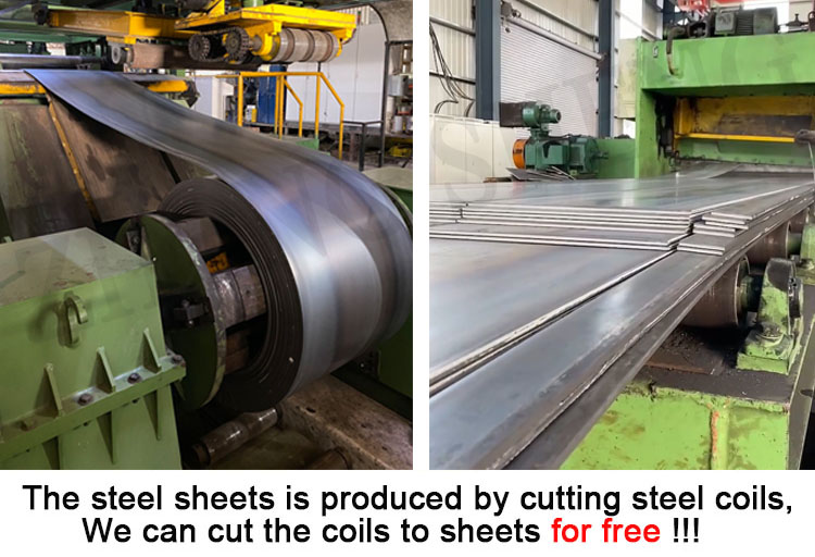 Processing Service Cutting SS400 s235jr hrc hot rolled carbon steel coil hot rolled steel plate Coated 4ft 8ft