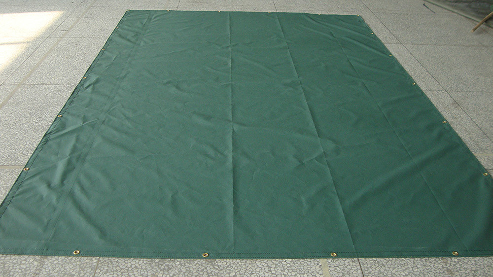 Green PVC Container Tarpaulin 480gsm Waterproof Truck Tarpaulin