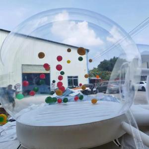 China Outdoor Transparent bubble house with balloons Wedding Party bouncy bubble house wholesale