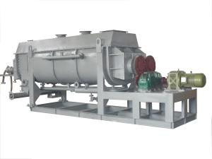 China Horizontal Vacuum Kjg Hollow Paddle Dryer For Sludge wholesale