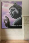Abstract Art Oil Painting Thai Oil Painting on Canvas Buddha Wall Art Painting