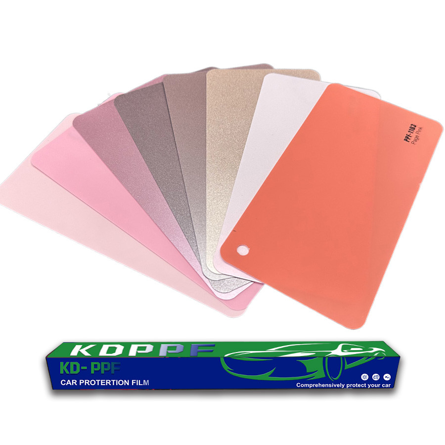 Luxury Pink Series 8 Mil Prevent Rubble Car Film Sand Proof Color Change PPF