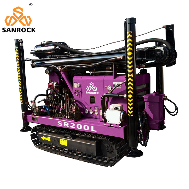 Borehole Well Water Drilling Equipment Depth 200m Hydraulic Water Well Drilling Rig Machine