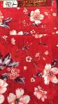 Red Polyester 70gsm Knitted Mattress Fabric Dustmite Proof