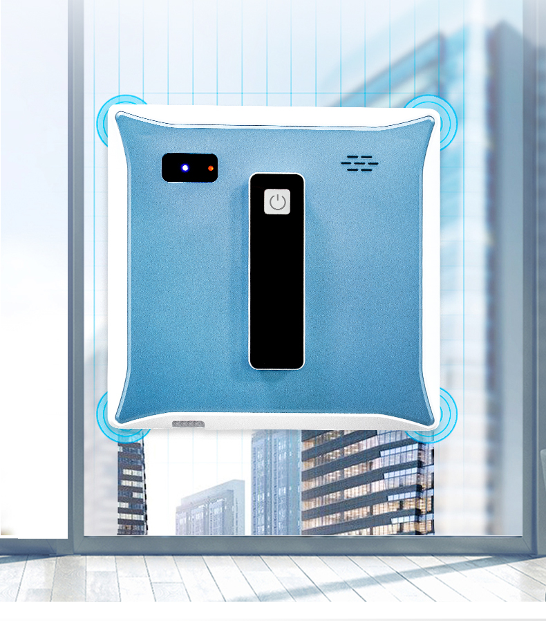 Custom Label Dual Ultrasonic Spray Glass Window Cleaner Robot for Smart Home Cleaning