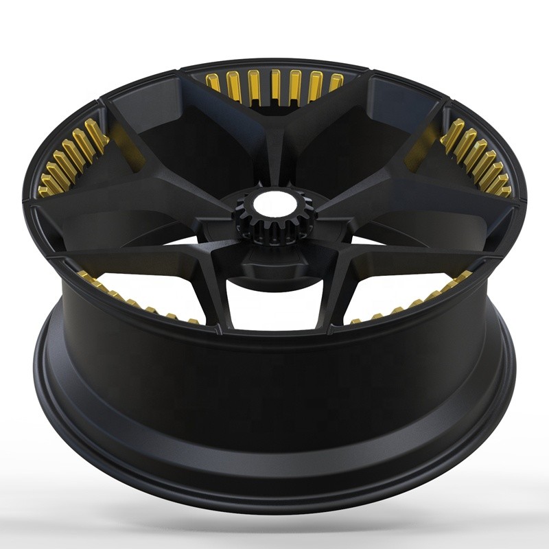 Competitive price 20 21 22 23 inch forged wheels for Lamborghini Centenario gallardo with Golden screw