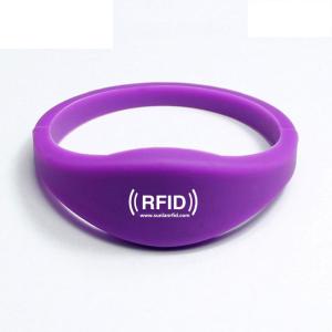 China Silicone Wristband- RFID 125KHz Wristband for Hotel Spa Payment wholesale