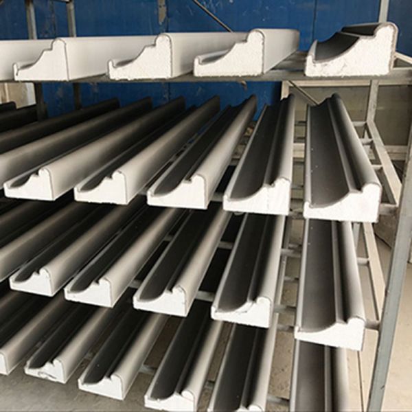 Square Frame Outdoor Exterior Stucco Foam Window Trim Decorative Concrete Designs Customized