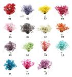 Multicolor Beautiful Dried Flowers Baby'S Breath Wedding Table Decorations