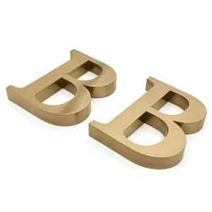 China Outdoor Custom Store Advertising 3D Logo Letter Sign for Free Standing Metal Sign wholesale