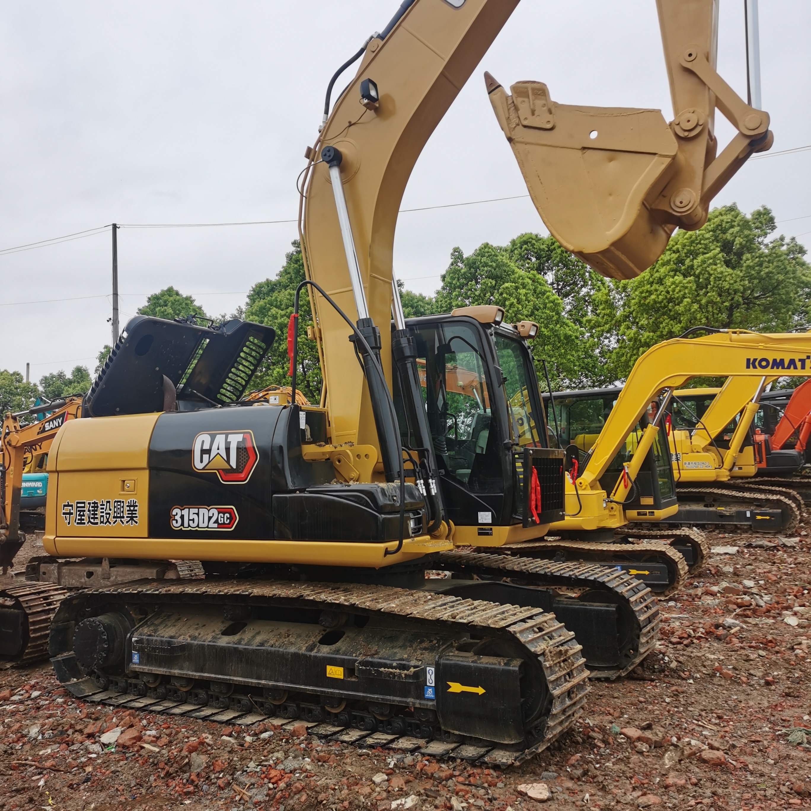 Used Excavator Original Caterpillar 315D Secondhand 15ton Crawler Digger