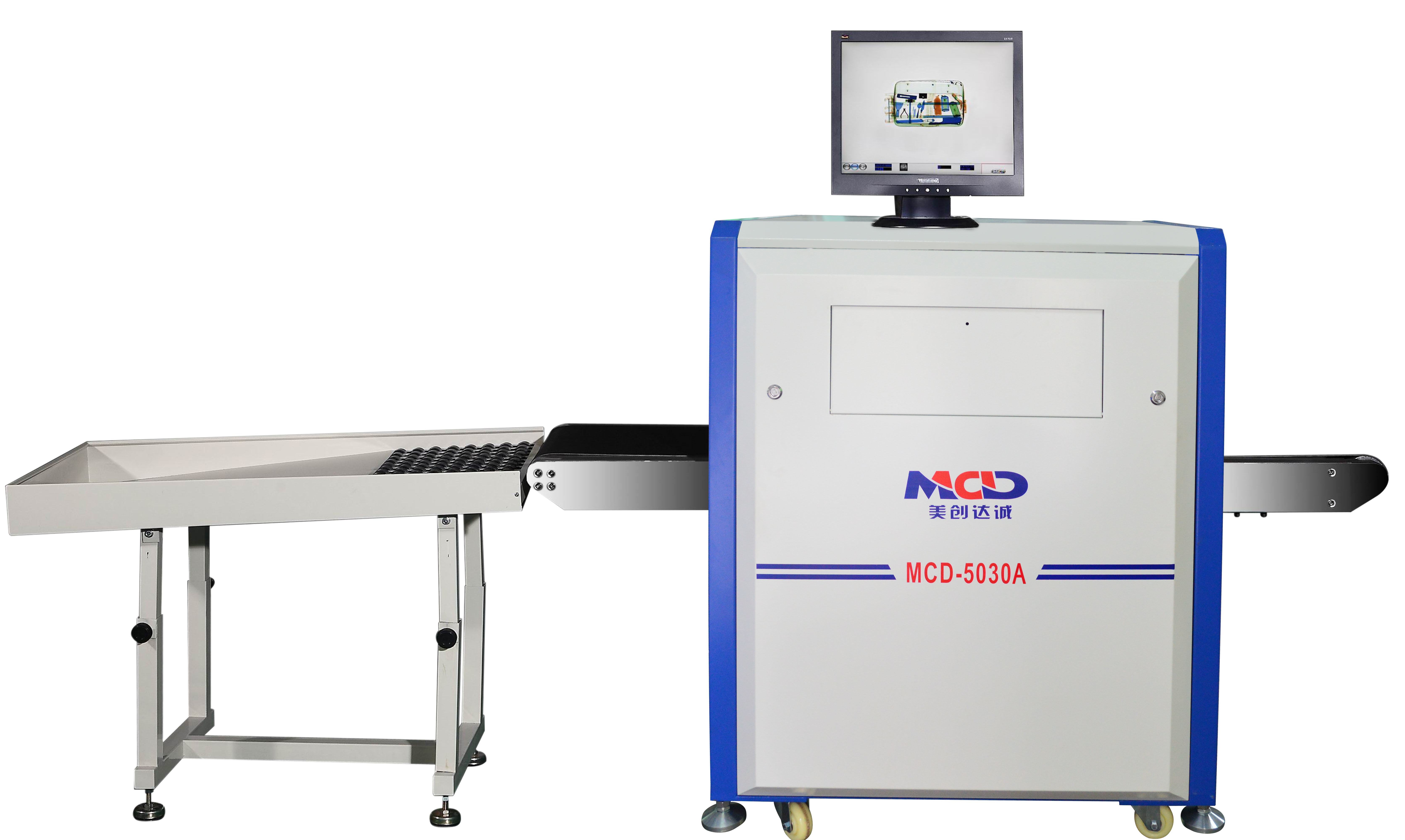 Small X Ray airport baggage scanner With Penetration , High Definition Scanning Image