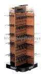Store Slatwall Display Fixtures , Slatwall Tower Display Flooring