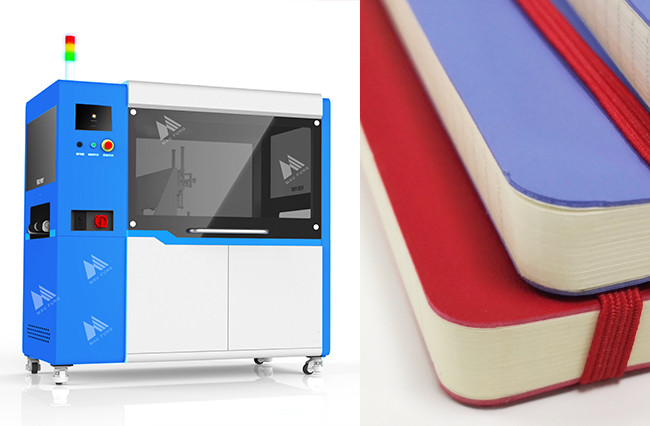 Semi Auto Notebook Elastic Band Inserting Machine , Strap Band Binding Machine For Diaries MF-SEM450