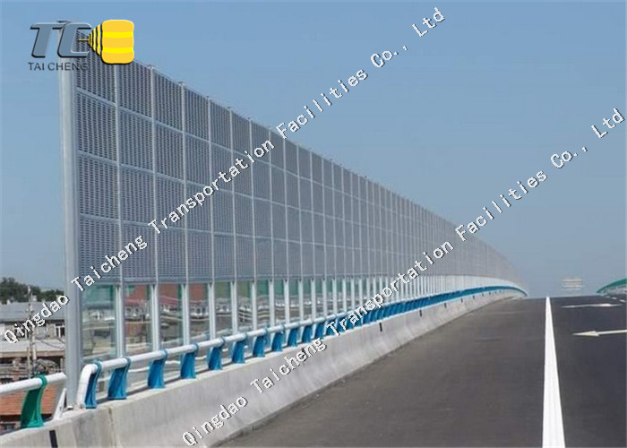 Recyclable Highway Sound Barrier Weather Resistance Long Service Life