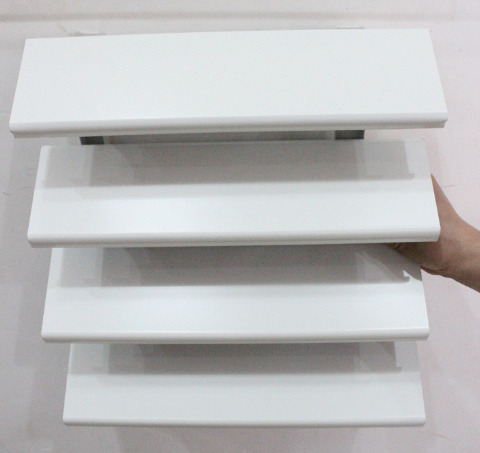 Building Facade Aluminium Profile Blinds PVDF Coating Decorative Exterior Aluminum Sun Shade System for Wall