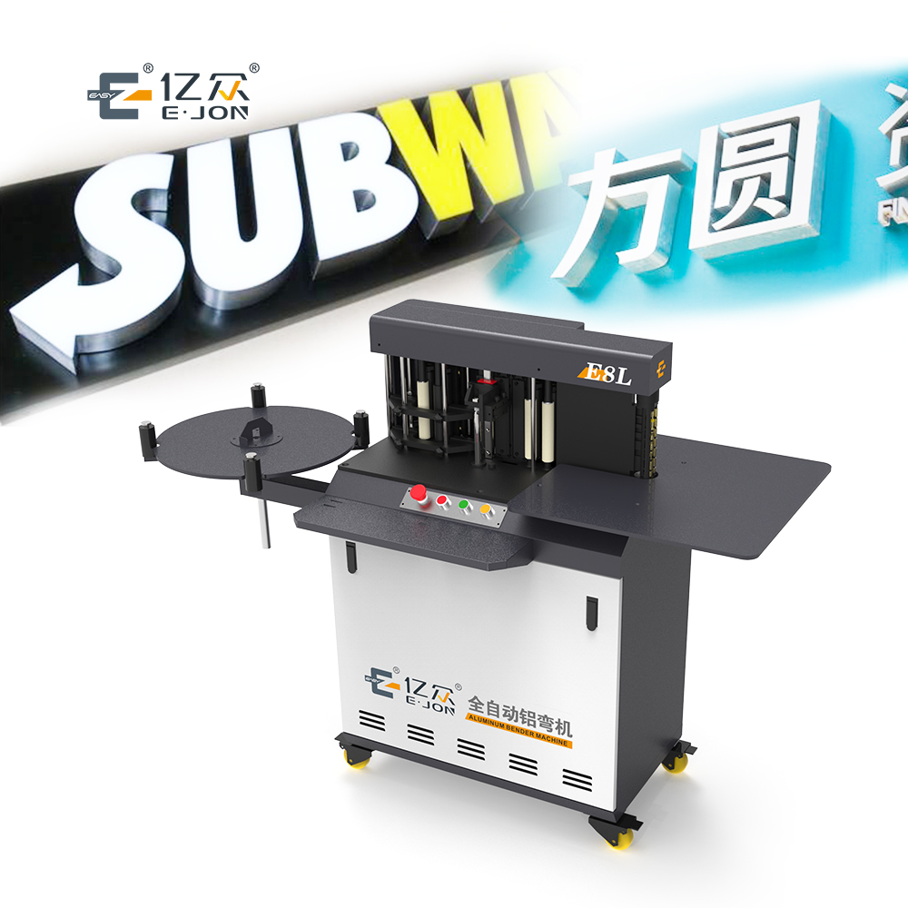 ET20C Acrylic 3D Signage Letter Edge Channel Letter Notching Flanging Bending Machine