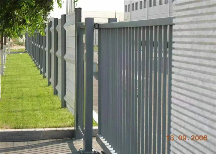 Flat Top Square Pipe Powder Coated Tubular Fencing Horizontal Rail Galvanized Steel Q195 Q235